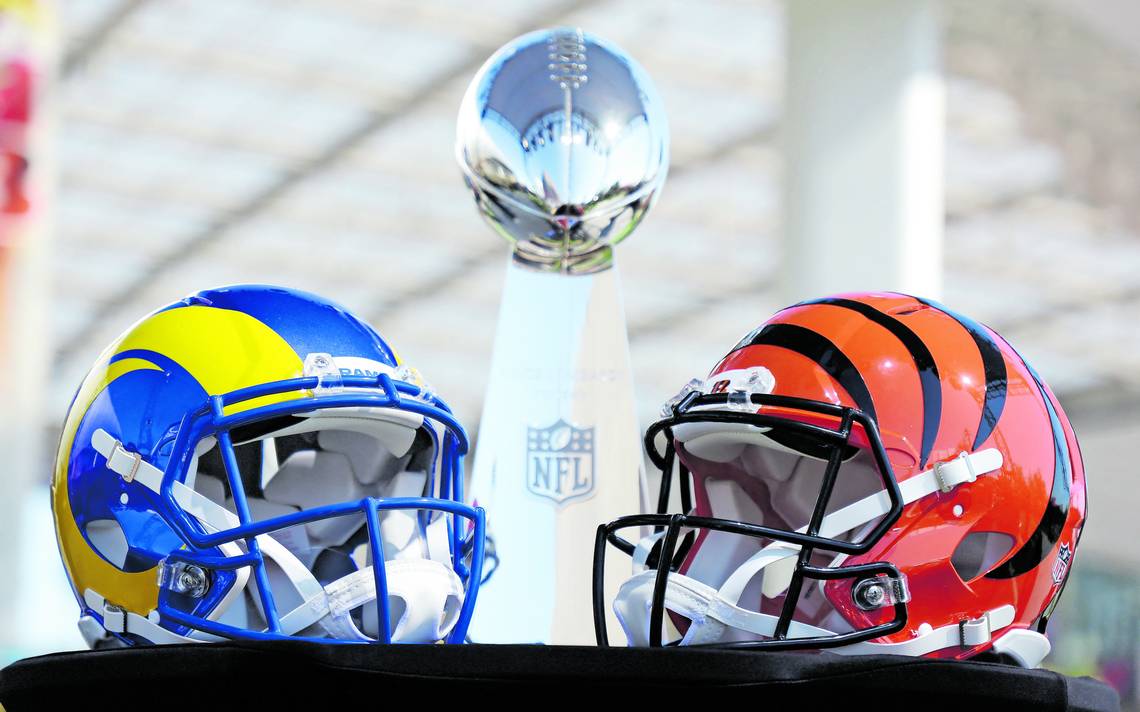 Todo listo para el Super Bowl LVI: Los Angeles Rams vs Cincinnati Bengals